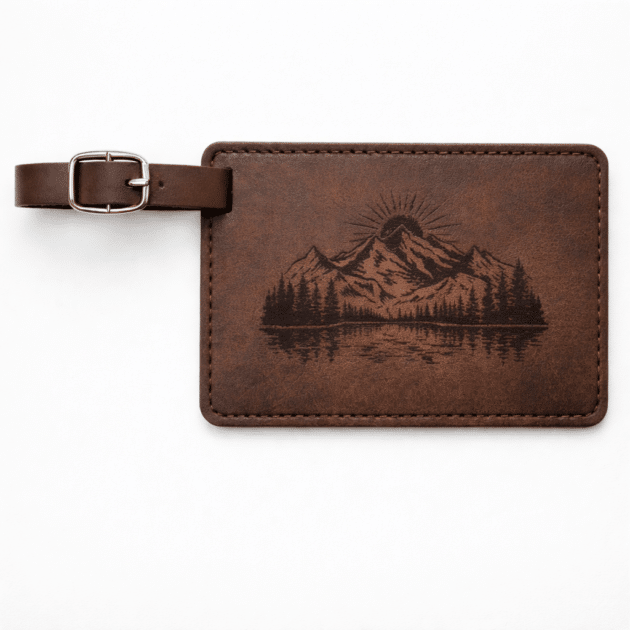 Leather Luggage Tags (Engraved)