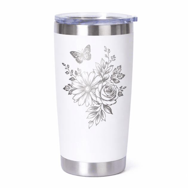 Powder-Coated Tumblers (Engraved)