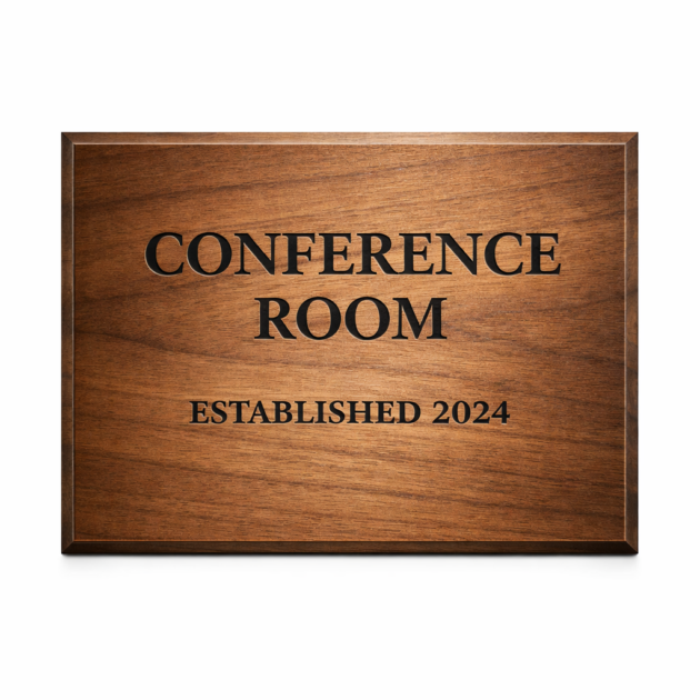 Wood Plaques / Signs (Engraved)